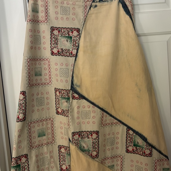 Skirt, size 8-10 denim fabric Cute boho skirt. - Picture 2 of 5